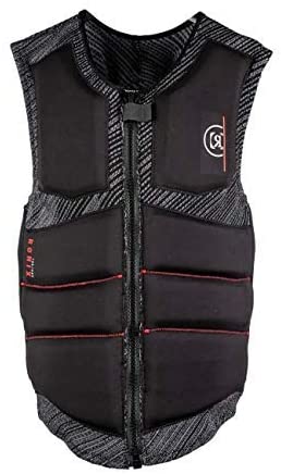 Ronix One Custom Fit BOA NCGA Impact Vest - Engineered Charcoal /  Red