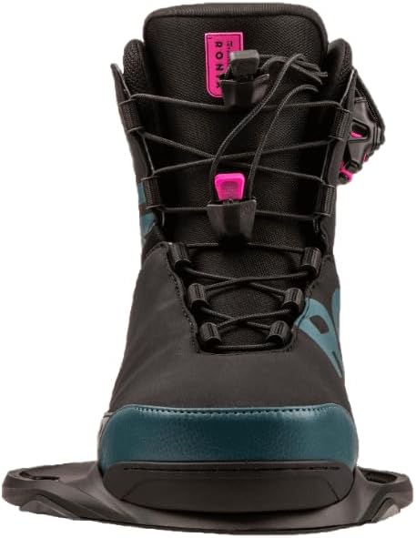 Ronix Womens Wakeboard Boot - Rise - Intuition - Black / Teal / Pink
