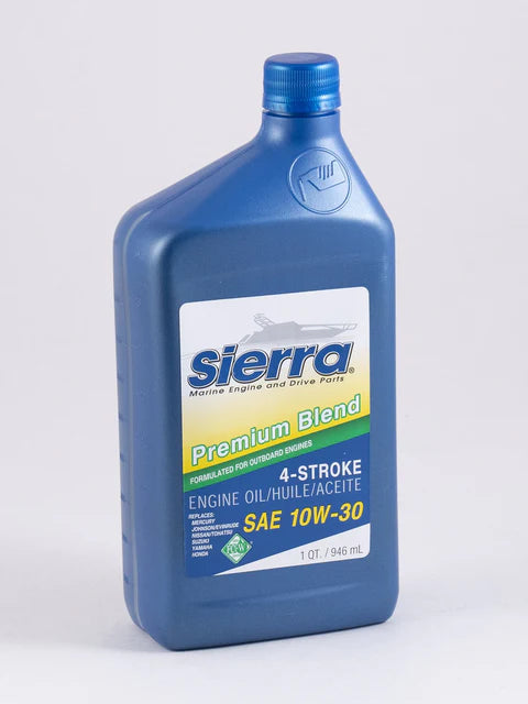 Sierra SAE 10W‑30 Premium Blend 4‑Stroke Oil – 1 Quart (94202)
