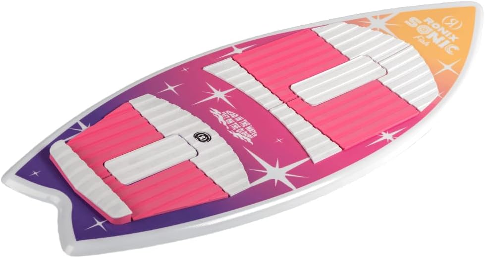 Ronix Wake Surf - Girl's Sonic - Fish - Pink Splash - 3'9