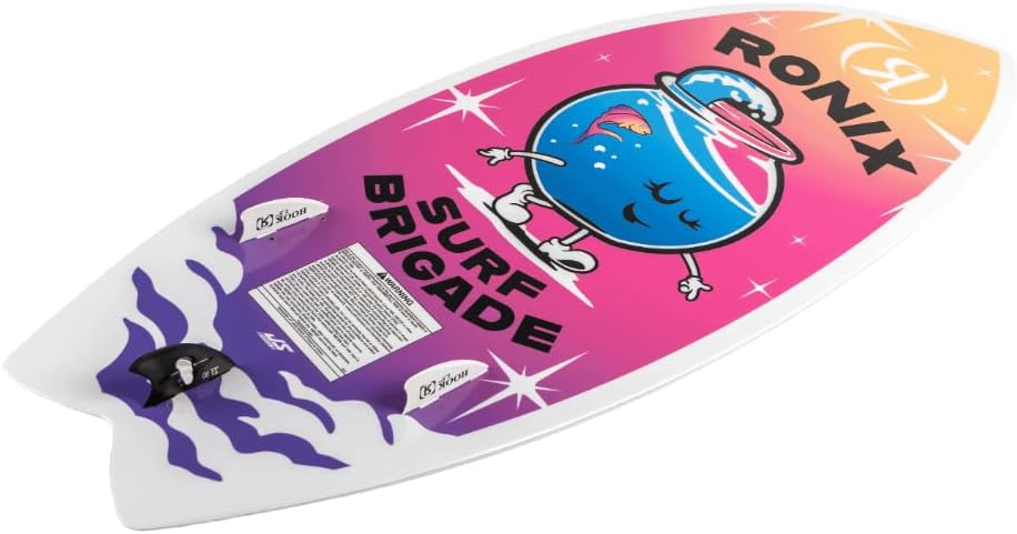 Ronix Wake Surf - Girl's Sonic - Fish - Pink Splash - 3'9