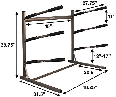 Stoneman Sports 3 SUP free standing Rack single sided Rack
