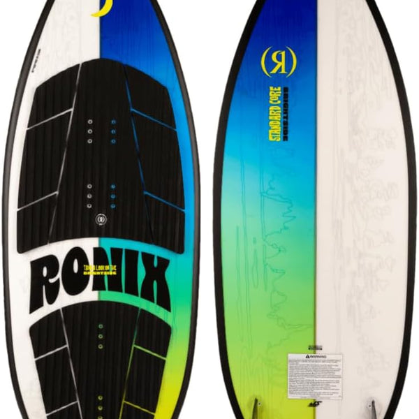 Ronix Wake Surf - Standard Core - Brightside w/ Straps - Aquarium Purp