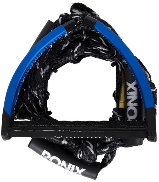 Ronix PU Syn. Bungee Surf Rope-10" Handle w/25ft 4-Sect. Rope