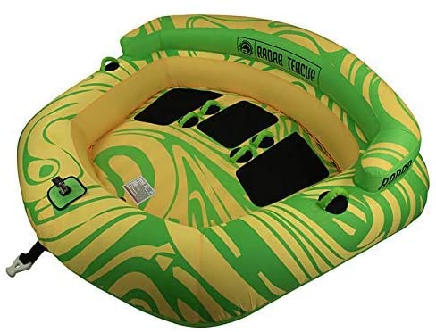 Radar Teacup 3-Person Tube - Yellow / Green