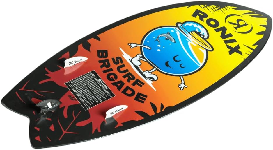Ronix Wake Surf - Boy's Sonic - Fish - Sunset Splash - 3'9