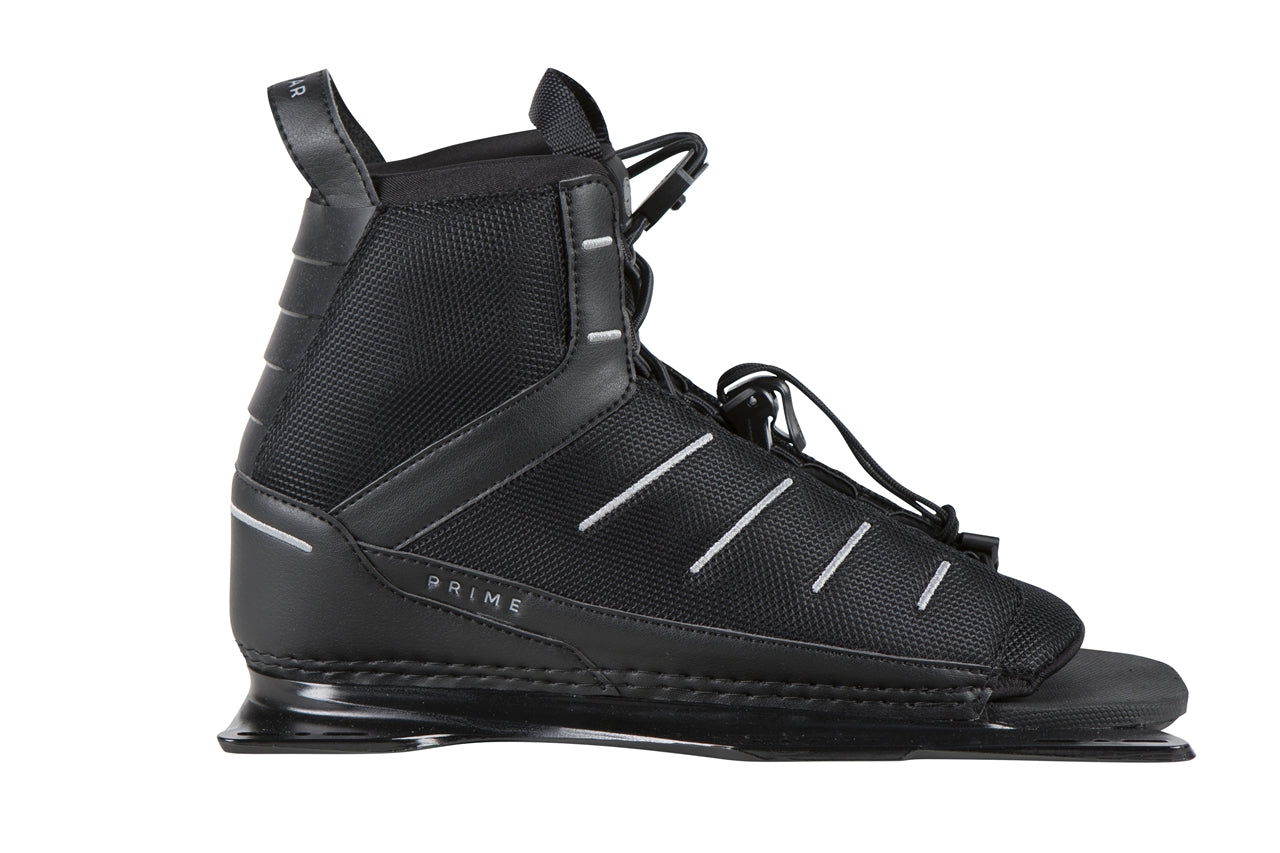 Radar Waterski Prime Boot - Black / Grey - Front Feather Frame