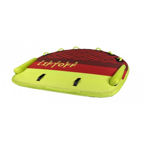 Radar Liftoff - Marshmallow Top - Red / Yellow - 3 Person Tube