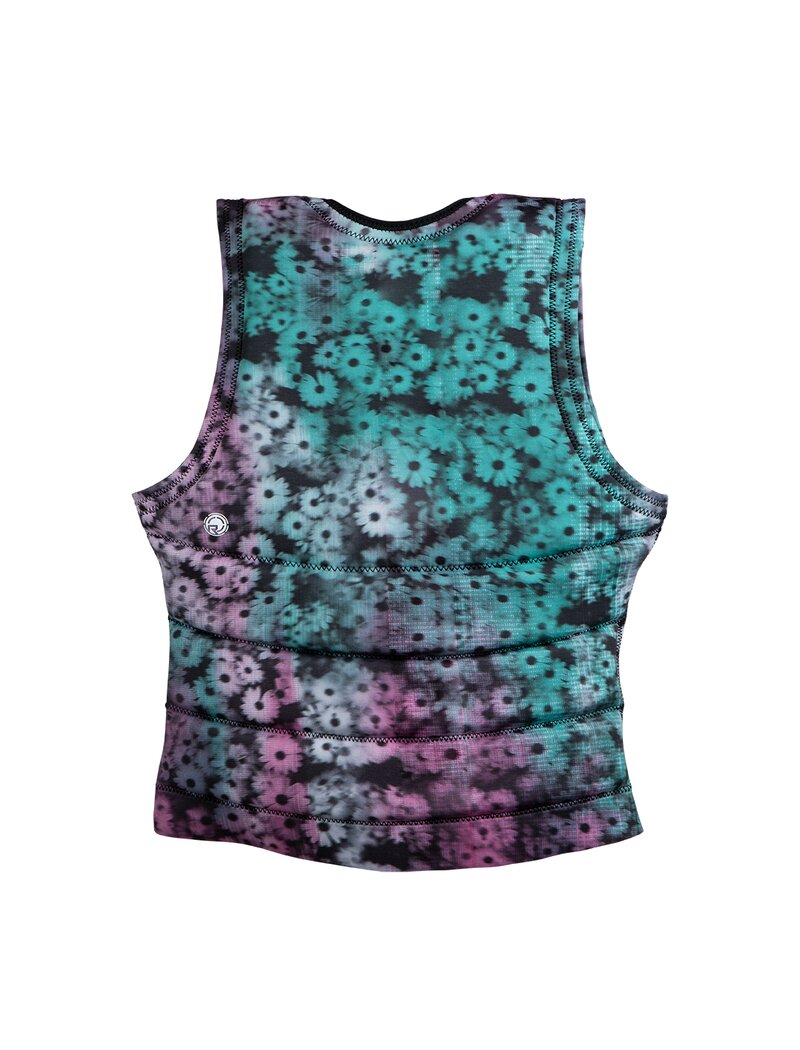 Radar Lyric - Women's Impact Vest - Black / Floral Fade