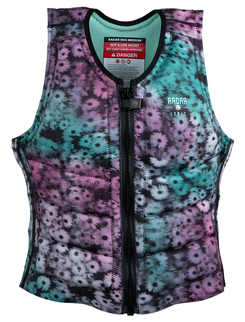 Radar Lyric - Women's Impact Vest - Black / Floral Fade