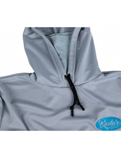 Radar UV Solar Barrier Hoodie w/ Neck Gaiter - Grey