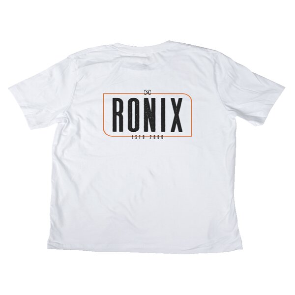 Ronix Homeland - Mens Pocket T-Shirt - White / Black