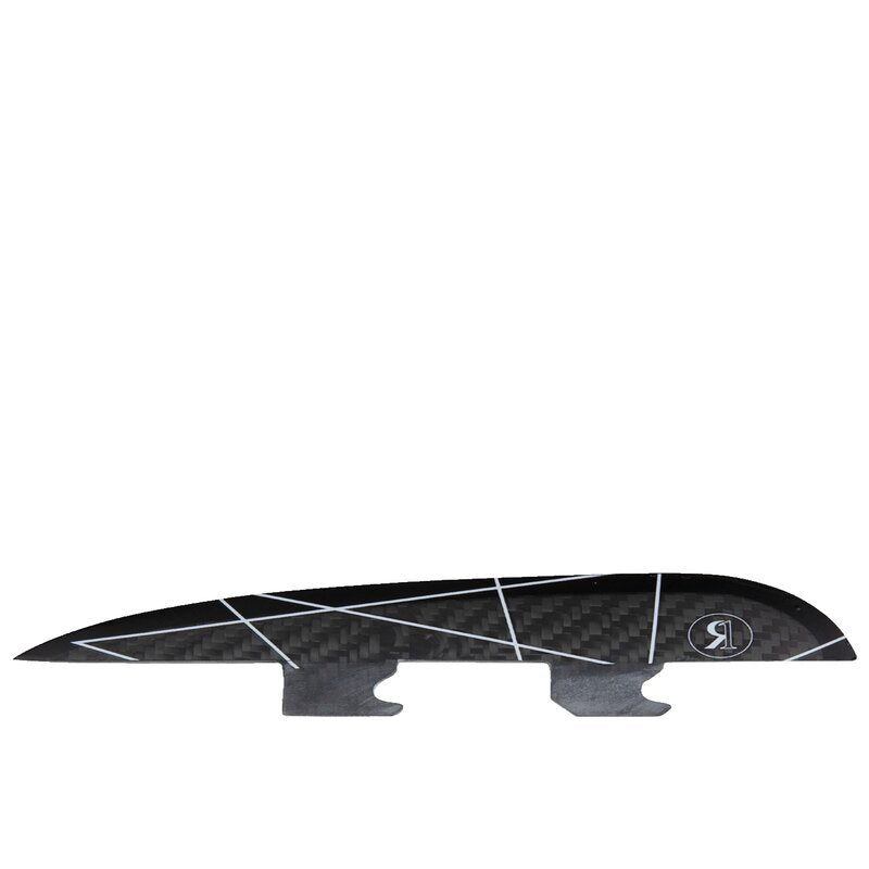 Ronix Floating Fin-S 2.0 Tool-Less Fiberglass - Center Surf Fin - Charcoal