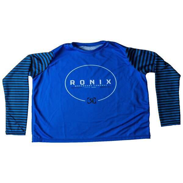 Ronix Boys UV Shade Wick Dry Long Sleeve - Blue - Youth