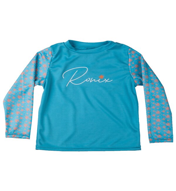 Ronix Girls UV Shade Wick Dry Long Sleeve - Blue / Coral