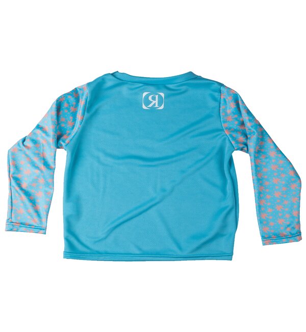 Ronix Girls UV Shade Wick Dry Long Sleeve - Blue / Coral