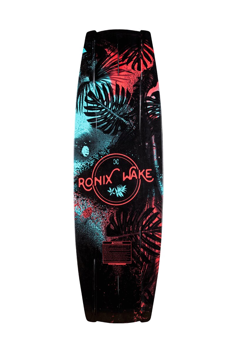 Ronix Krush SF Girls Wakeboard - Black / Mint / Coral - 125