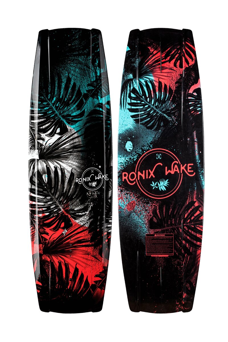 Ronix Krush SF Girls Wakeboard - Black / Mint / Coral - 125