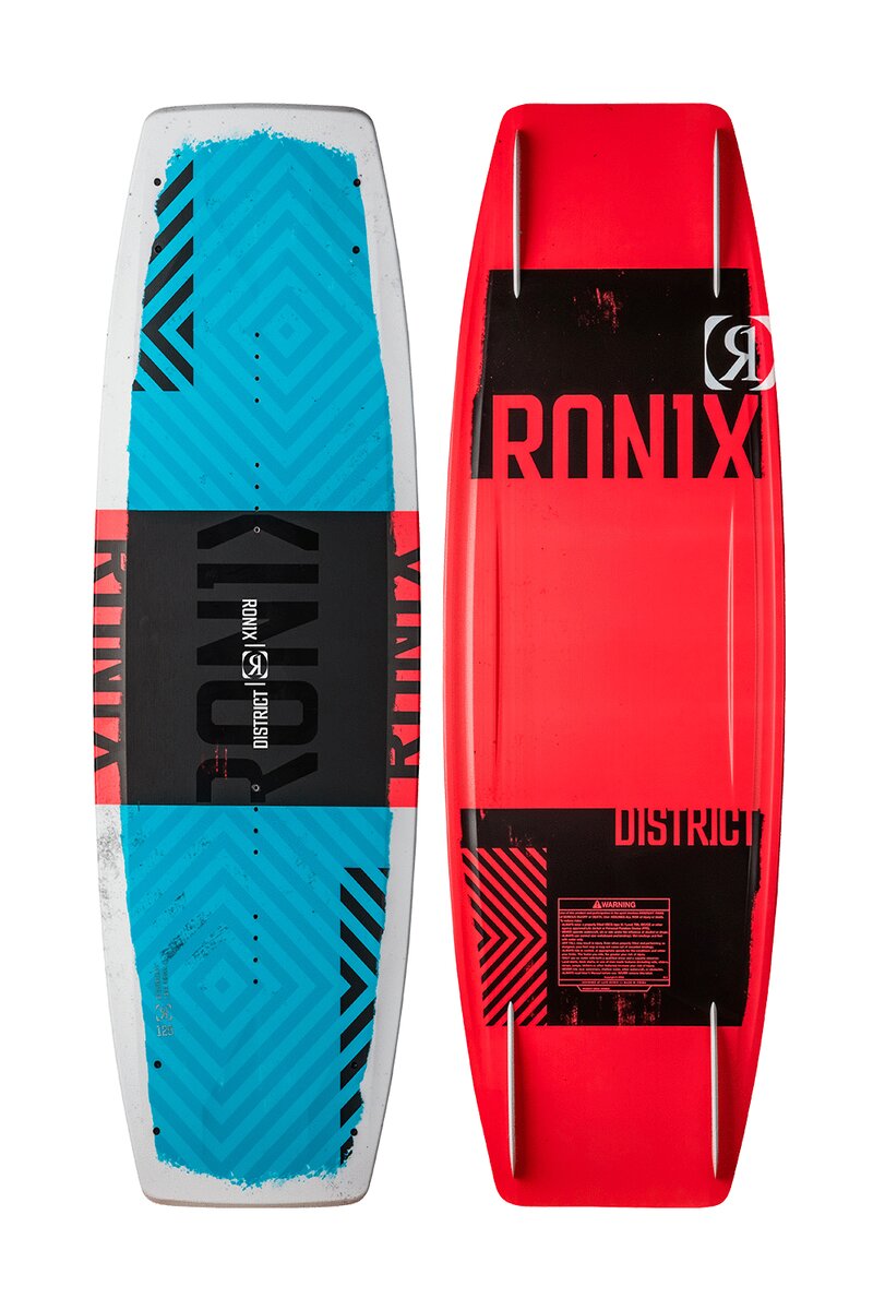 Ronix District Boys Wakeboard - Marine Blue / Caffeinated Red - 129