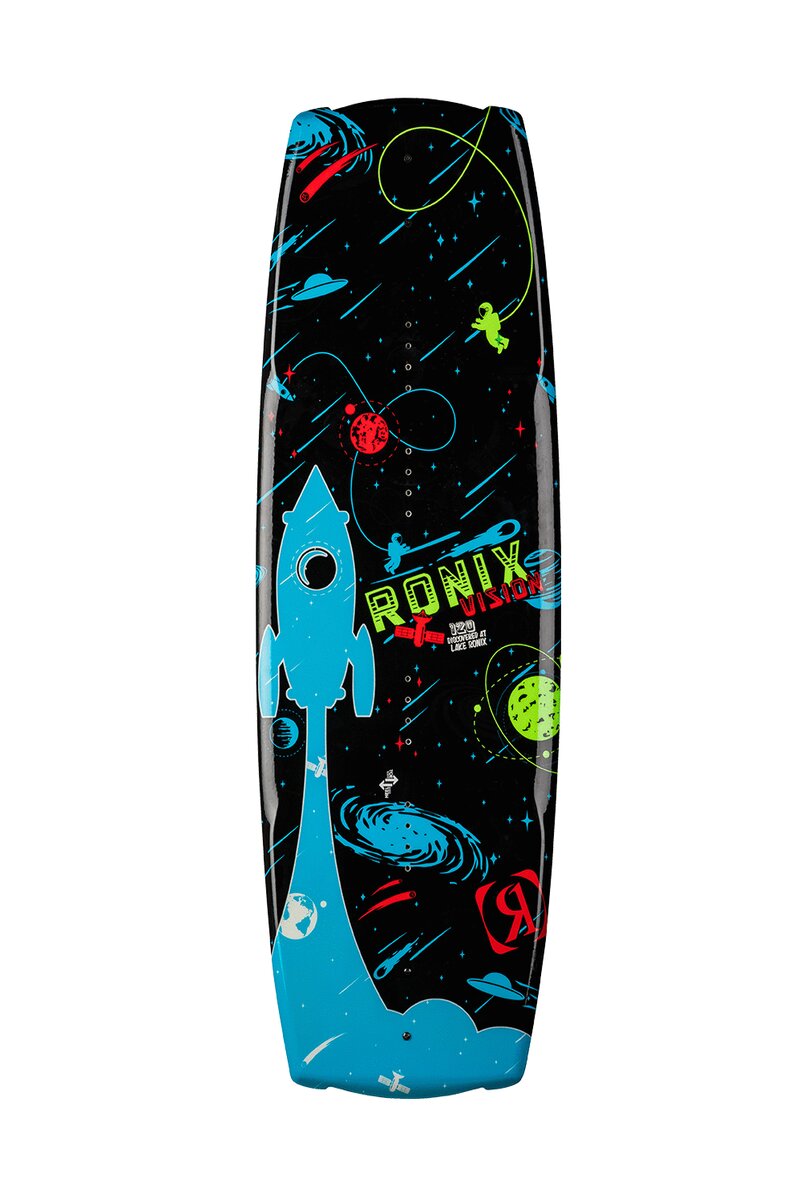 Ronix Vision Boys Wakeboard - Galactic Black / Glow 'N Dark - 120