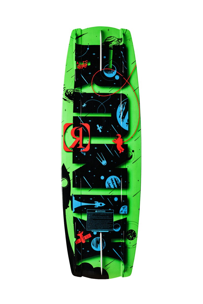 Ronix Vision Boys Wakeboard - Galactic Black / Glow 'N Dark - 120