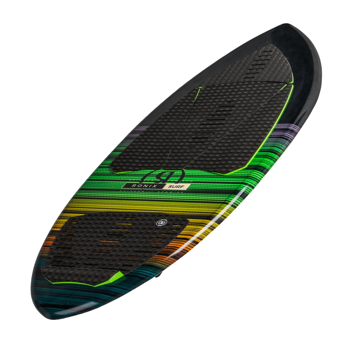 Ronix Modello Skimmer Wakesurf Board - Black / Green / Yellow / Orange