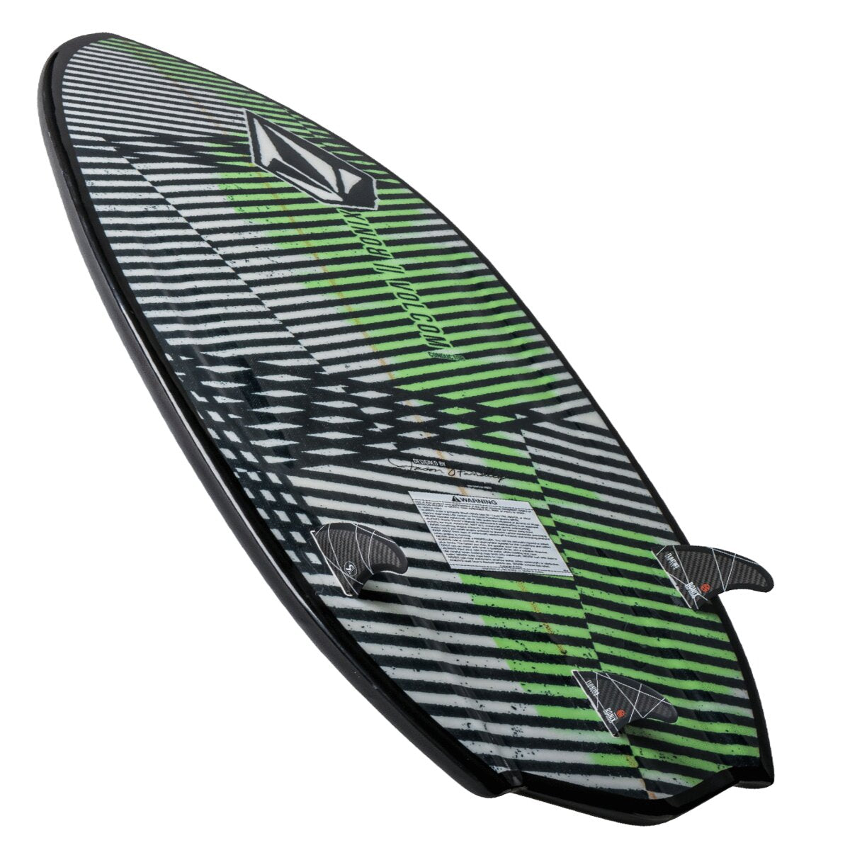 Ronix Volcom - Conductor Wakesurf Board - Alpine White / Black / Plasm