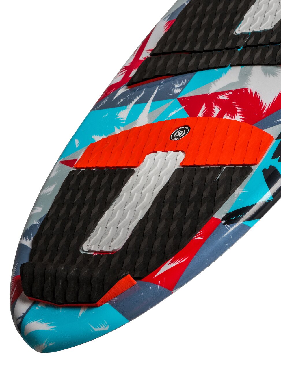 Ronix Super Sonic Space Odyssey Skimmer Wakesurf Board - White / Red / Blue - 3'11