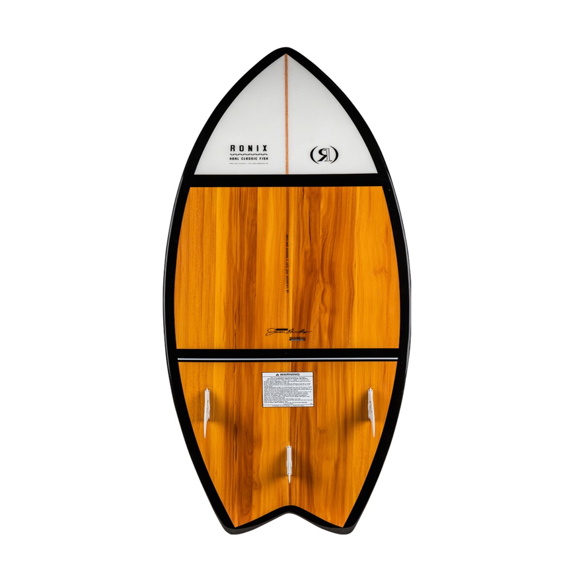 Ronix Koal Classic Fish Wakesurf Board - Maple / White / Black