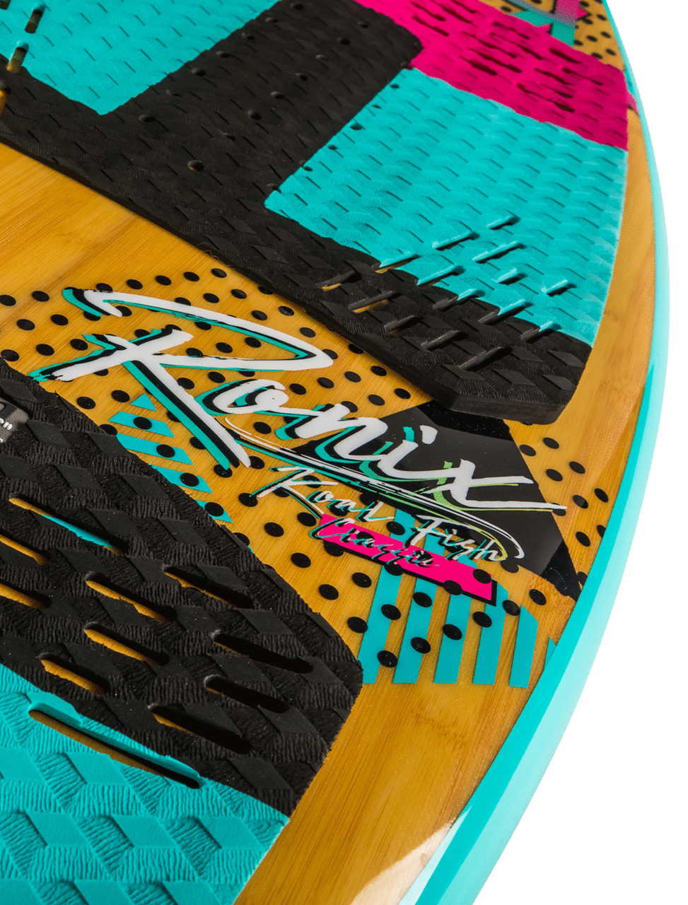 Ronix Women's Koal Classic Fish Wakesurf Board - Pink / Mint / Black