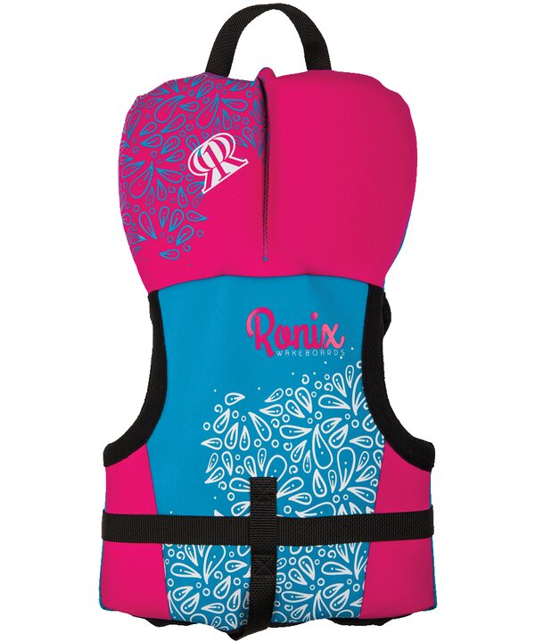 Ronix August Girl's CGA Life Vest - Pink/Blue - Infant/Toddler (Up to 30lbs)