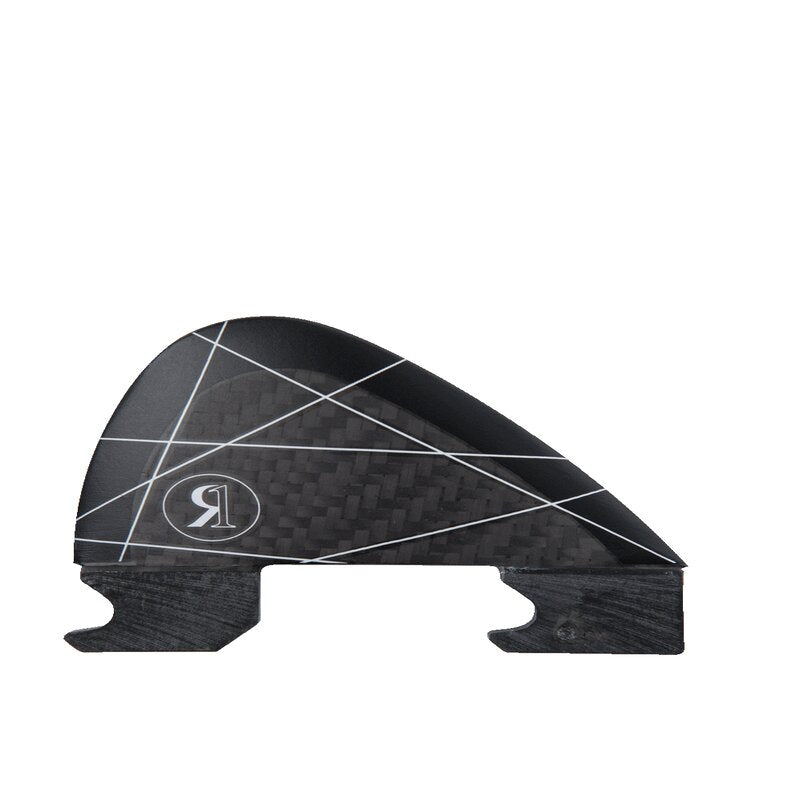 Ronix 1.8 in. NUB - Floating Fin-S 2.0 Tool-Less Fiberglass - Left - Charcoal