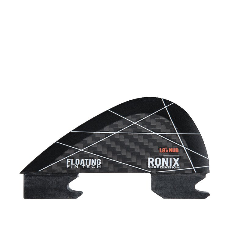 Ronix 1.8 in. NUB - Floating Fin-S 2.0 Tool-Less Fiberglass - Left - Charcoal