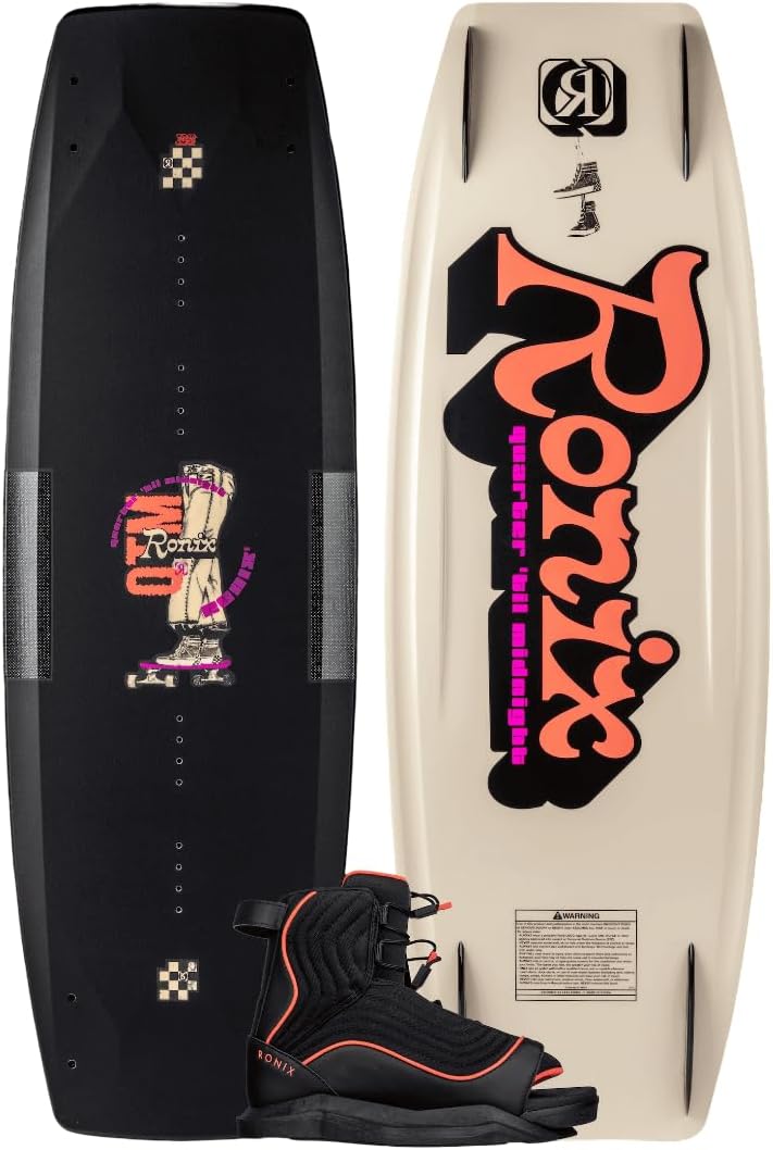 Ronix Quarter 'Til Midnight Wakeboard w/ Luxe Boots