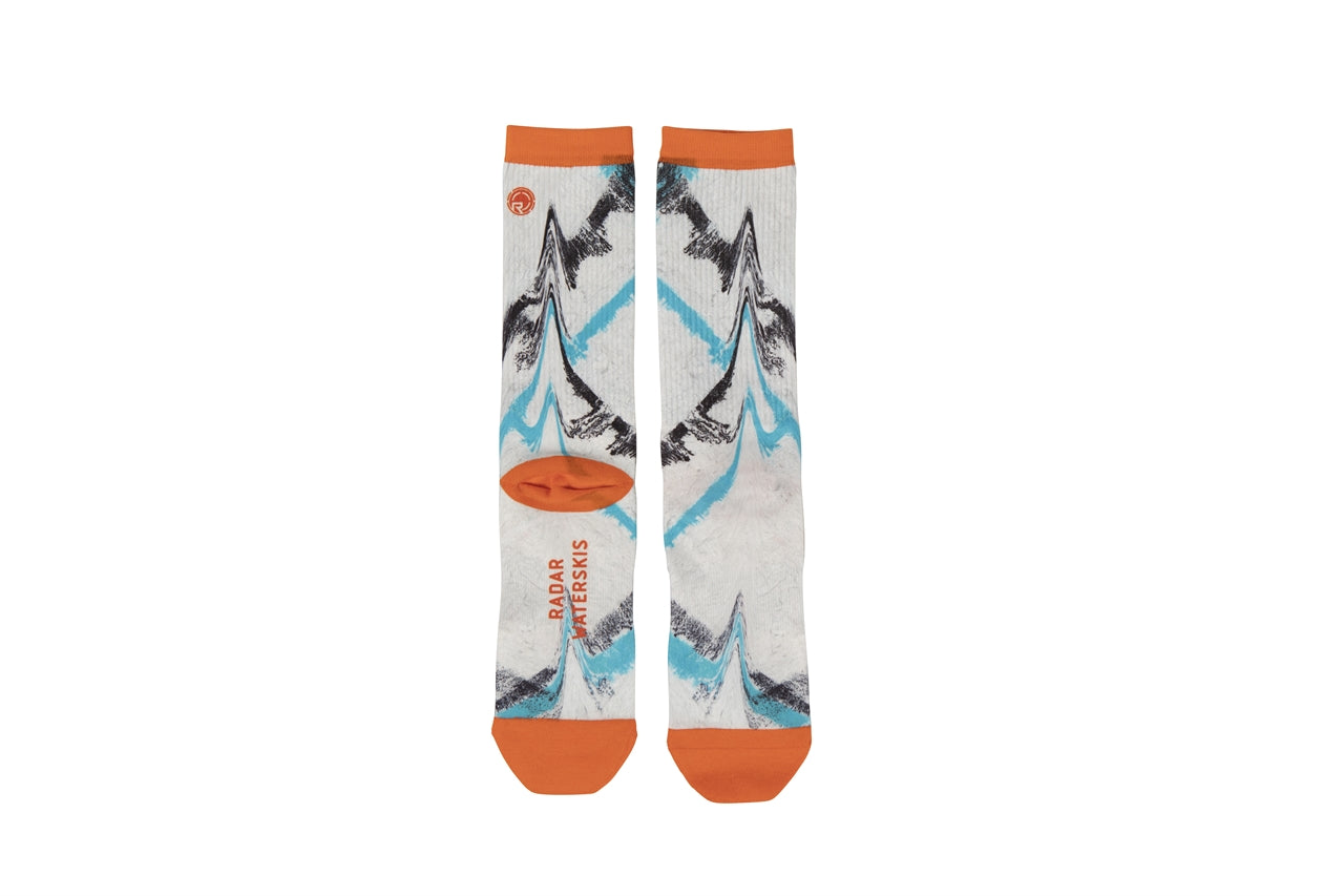 Radar Crew Socks - Groovy - OSFM