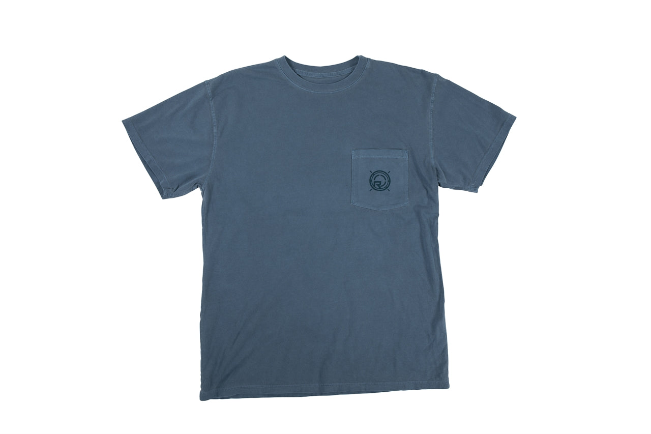 Radar Branded Pocket T-Shirt - Blue