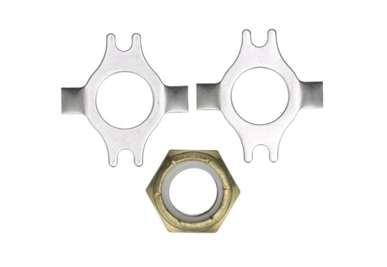 Quicksilver 69578Q1 prop nut kit for Mercury and Mariner 30HP to 60HP outboards with nylock propeller nut and tab washers