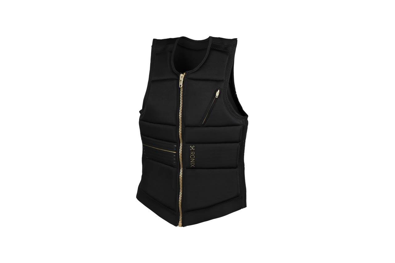 Ronix Rise Women's Athletic Cut NCGA Impact Vest - Black / Gold