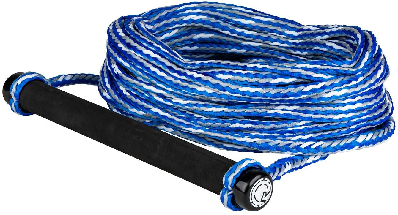 Radar Global Water Sports 12" Handle w/ 75' Rope - Blue / White