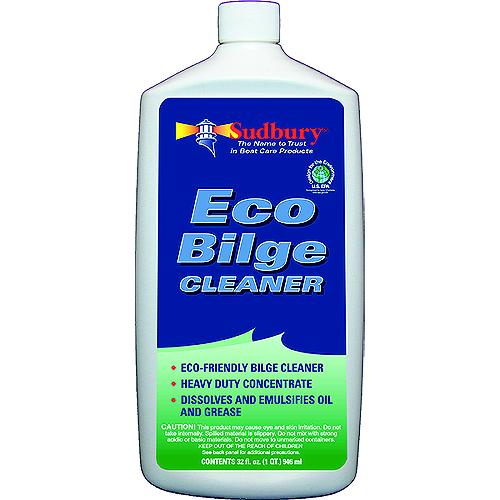 Sudbury 801Q Eco Bilge Cleaner 32 oz marine bilge degreaser for removing oil grease and sludge