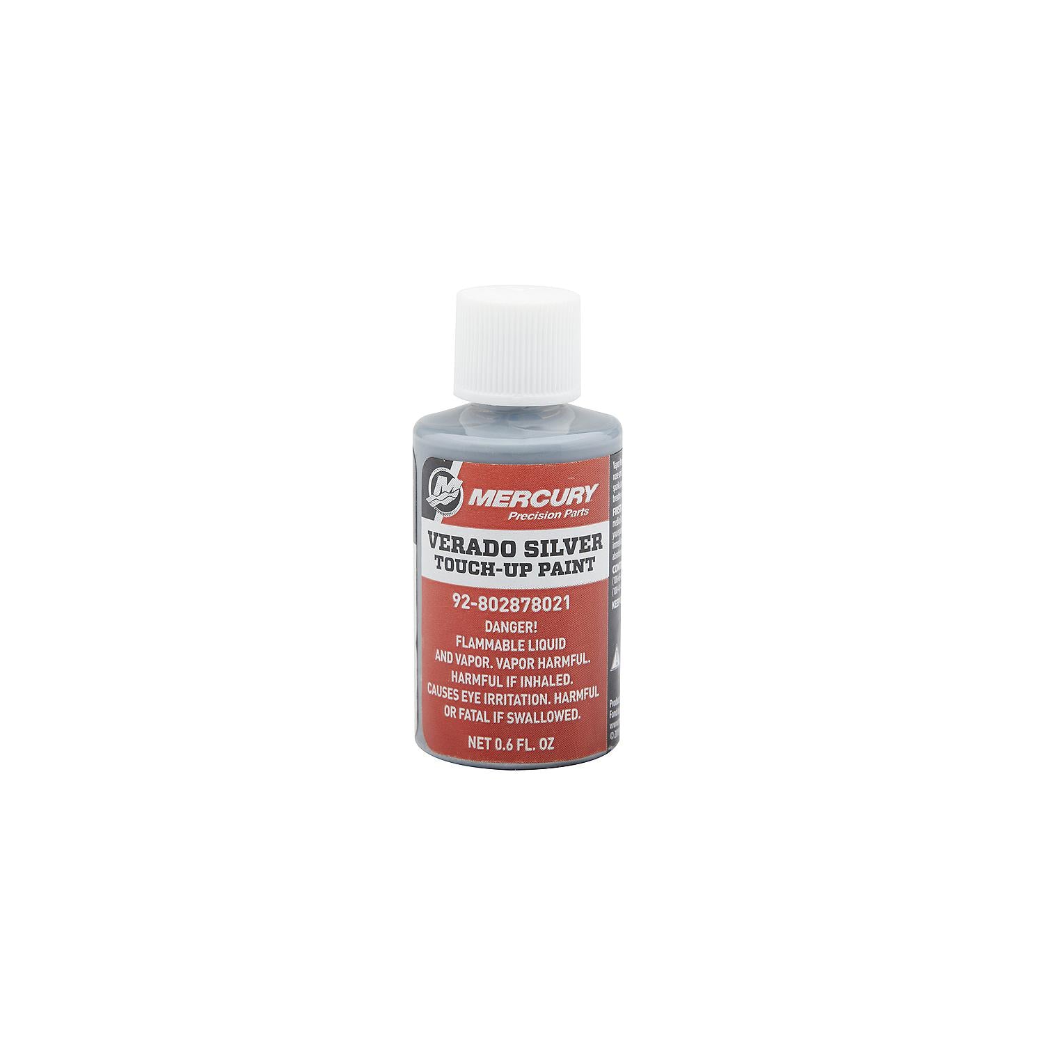 Mercury 802878021 Verado Silver Touch-Up Paint .6 oz for Chaps and Gearcases