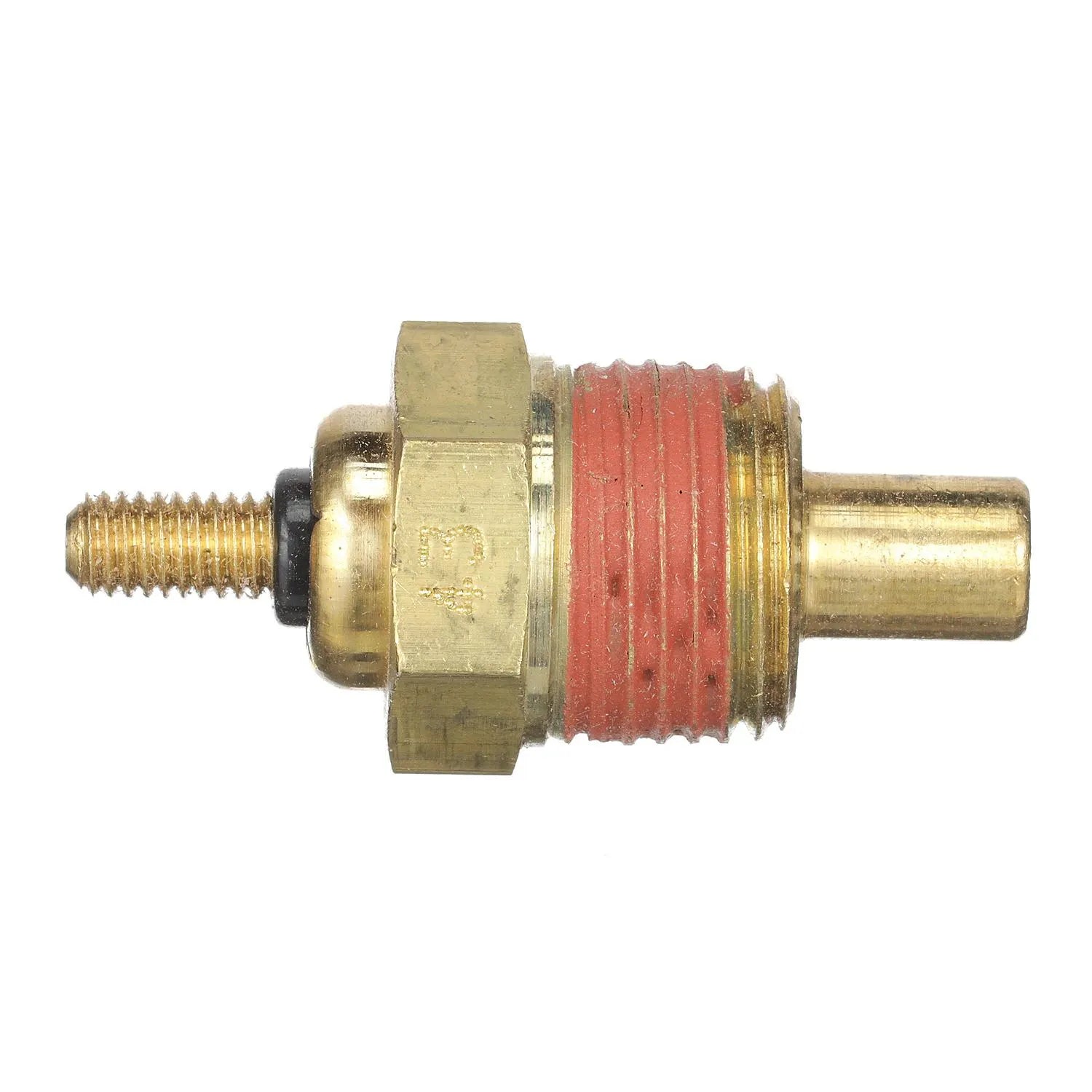 Quicksilver 806490T water temperature sender angled close-up