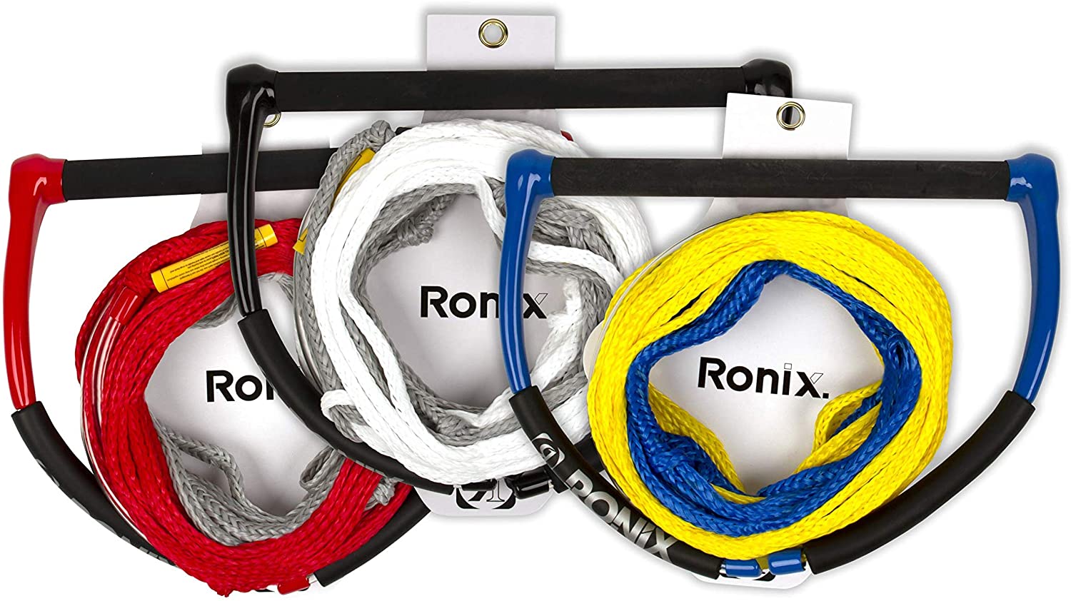 Ronix Combo 1.0 TPR Grip Wakeboard Handle w/65 ft. 4-Section PE Rope - Asst. Color