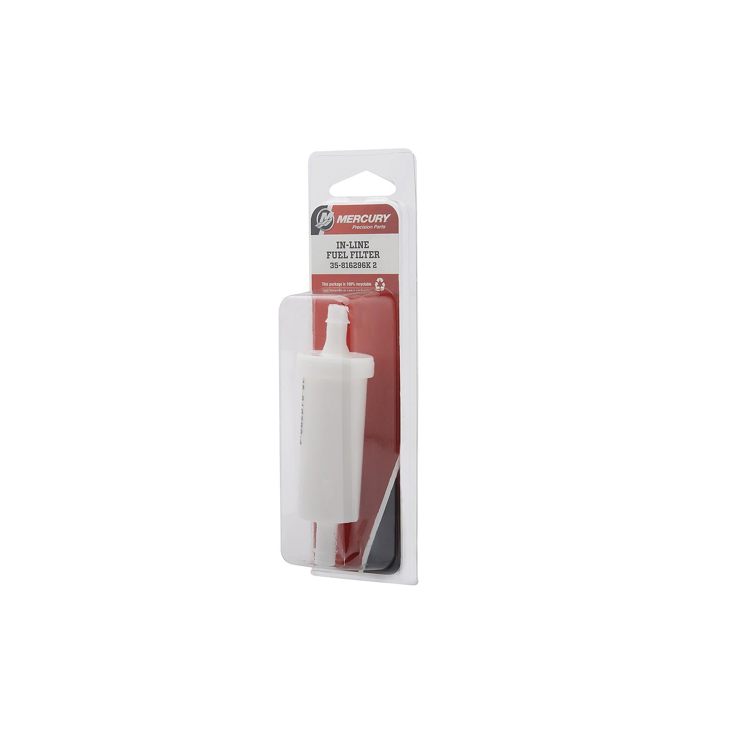 Mercury 816296K2 inline fuel filter for Mercury and Mariner outboards with 5/16-inch fuel line Alt