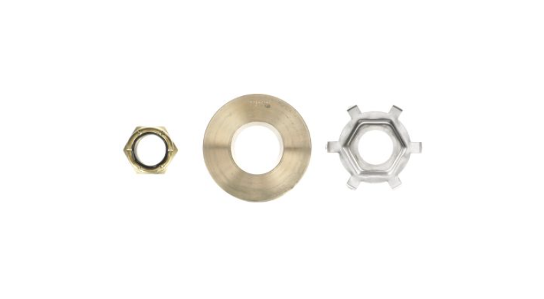 Quicksilver 827614Q04 propeller nut kit for Mercury Mariner and Force 60HP to 140HP aft-installed rubber hub propeller applications