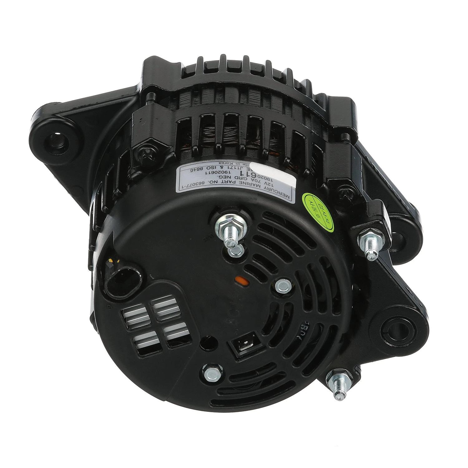Quicksilver 863077T 65 Amp Alternator for MerCruiser Sterndrive and Inboard Engines back