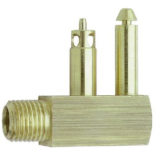 Attwood 88736 Mercury Mariner male tank fuel hose fitting with 1/4 inch NPT thread for marine fuel systems