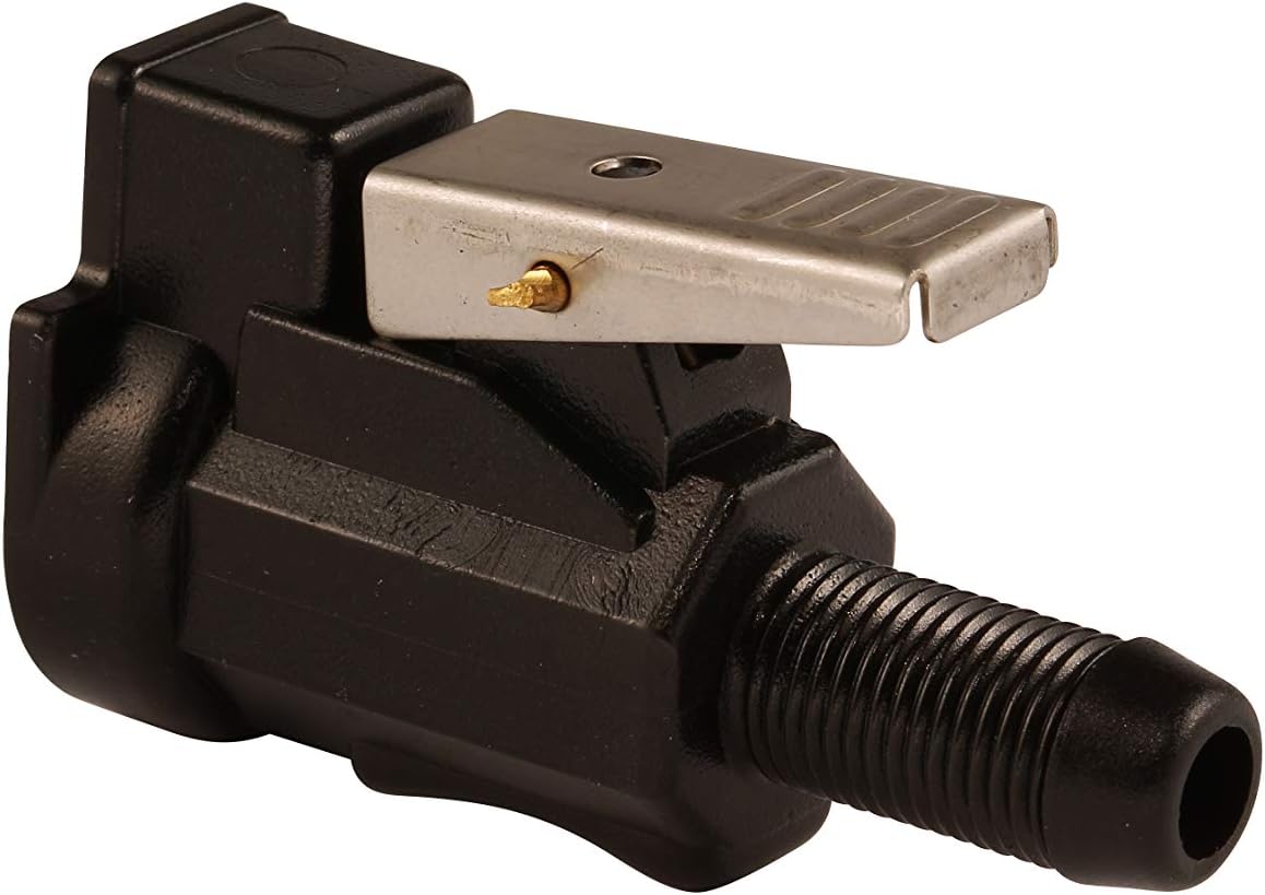 Attwood 8896LP6 Yamaha Mercury Force Honda quick-connect marine fuel hose fitting for compatible fuel line applications