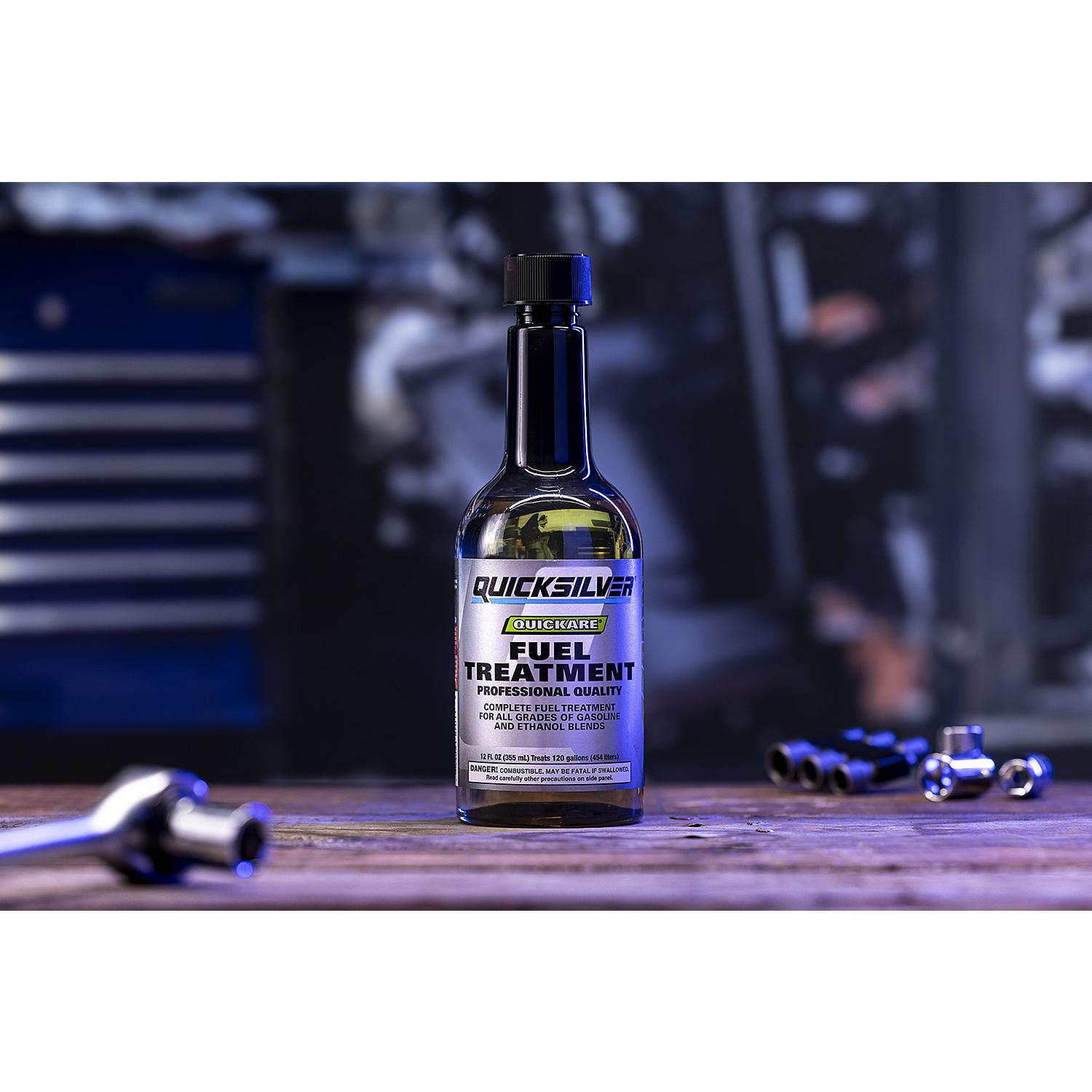 Quicksilver 8M0047920 Quickare Fuel Treatment Additive – 12 oz