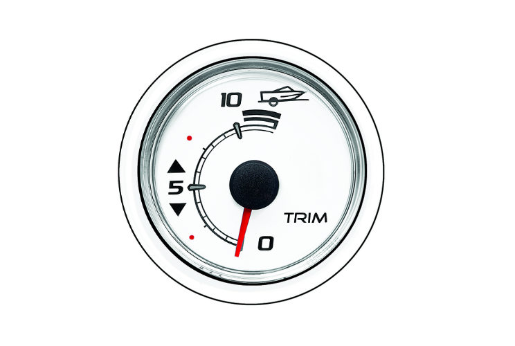 Mercury 8M0052870 SmartCraft SC100 white trim gauge 2-1/8 inch 52mm